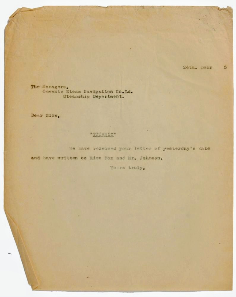 Legal Correspondence 1
